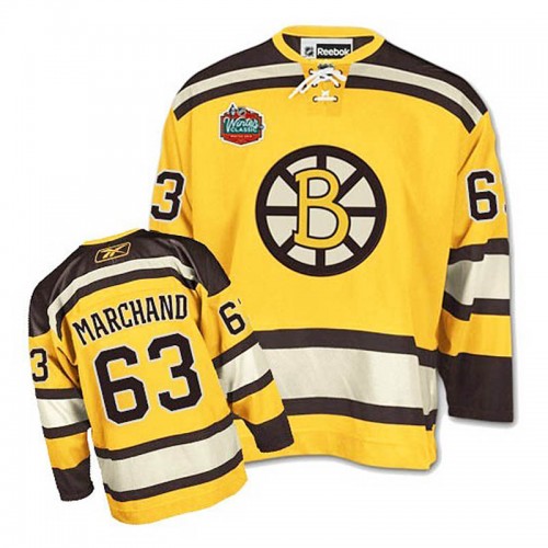 Brad Marchand #63 Gold Winter Classic Jersey