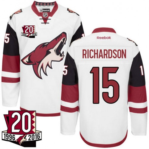 #15 Brad Richardson White 20th Anniversary Jersey