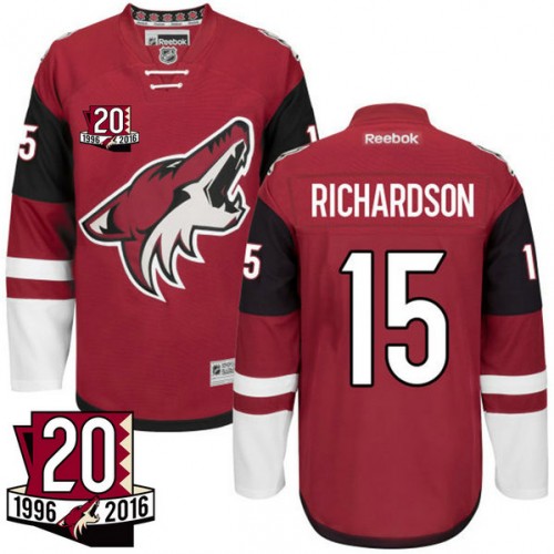 #15 Brad Richardson Maroon 20th Anniversary Jersey
