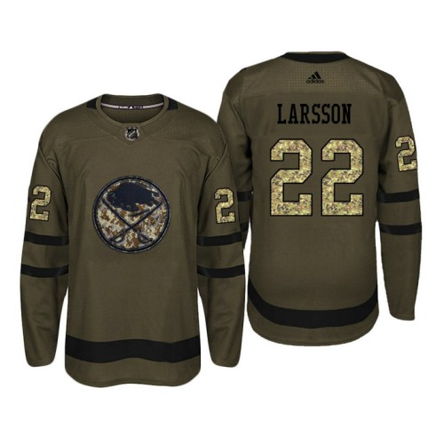 #22 Johan Larsson Camo Salute To Service Jersey