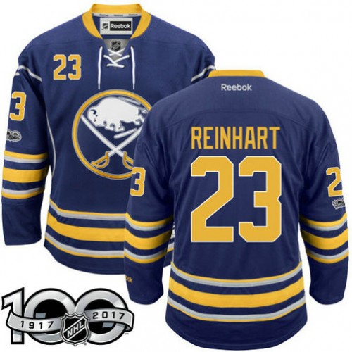 #23 Sam Reinhart Navy Blue 2017 Anniversary Patch Player Jersey