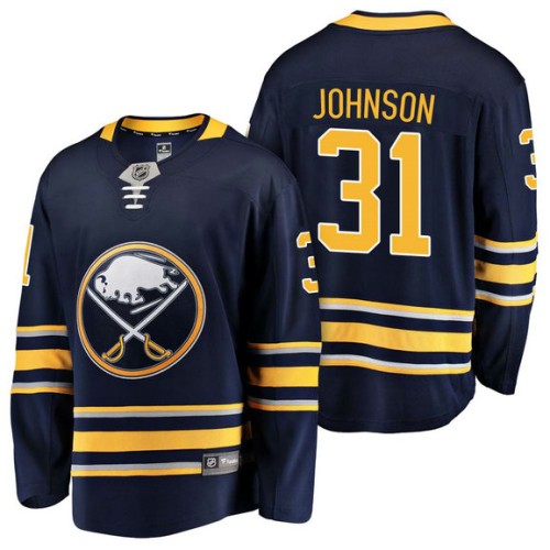 #31 Breakaway Player Chad Johnson Home Jersey Navy