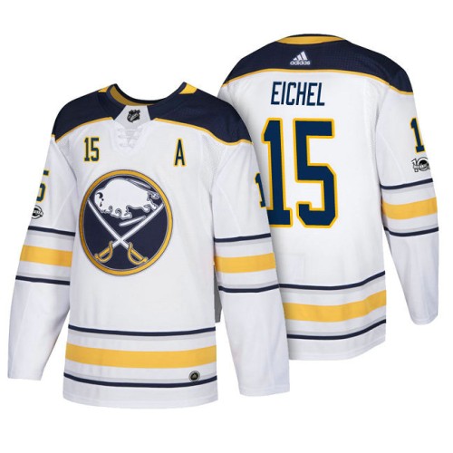 #15 Jack Eichel White 2018 New Season Team Road Jersey