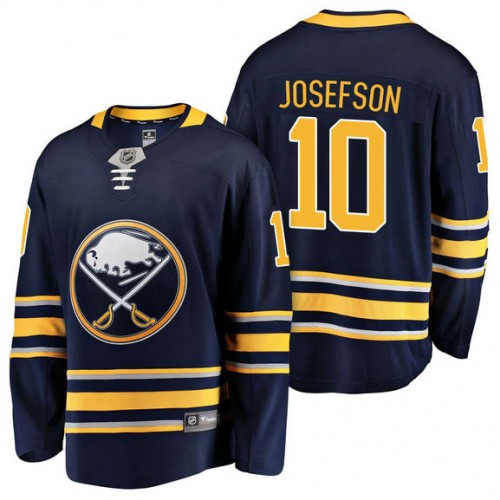 #10 Breakaway Player Jacob Josefson Home Jersey Navy