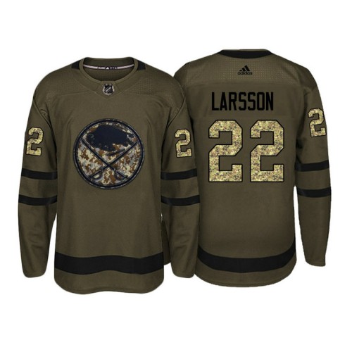 #22 Johan Larsson Camo Salute To Service Jersey
