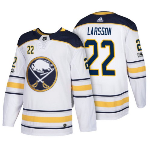 #22 Johan Larsson White 2018 New Season Team Road Jersey