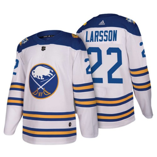 #22 Johan Larsson White 2018 Winter Classic Authentic Jersey