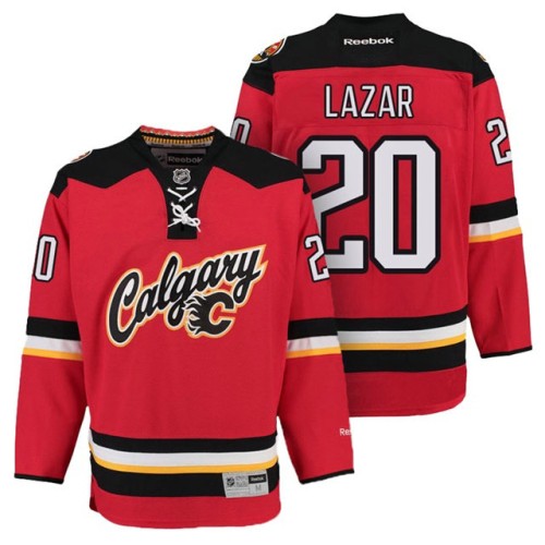 #20 Curtis Lazar Red Hockey 3rd Alternate Premier Jersey