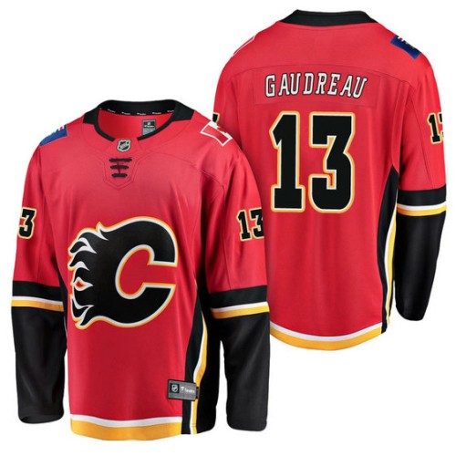 #13 Breakaway Player Johnny Gaudreau Jersey Red