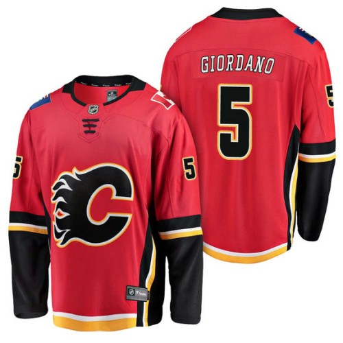 #5 Breakaway Player Mark Giordano Jersey Red