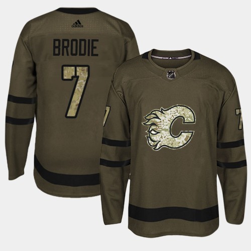 #7 Camo Salute To Service T.J. Brodie Jersey