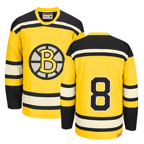 Cam Neely #8 Gold Throwback Jersey