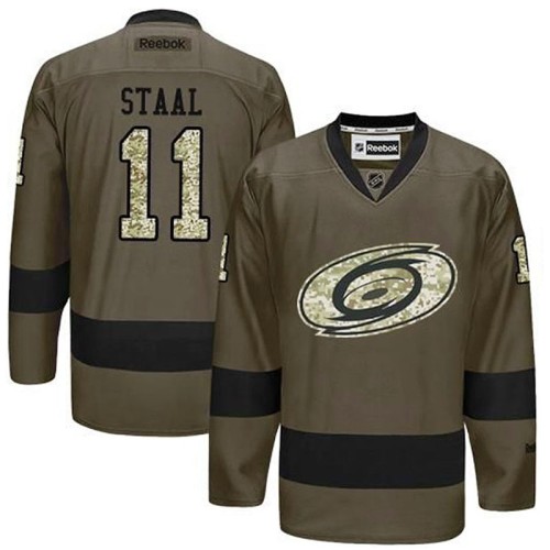 Jordan Staal #11 Green Camo Player Jersey