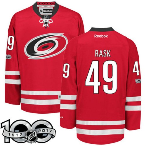#49 Victor Rask Red 2017 Anniversary Patch Player Jersey