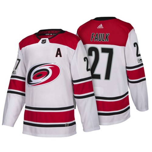 #27 Justin Faulk White 2018 New Season Team Road Jersey