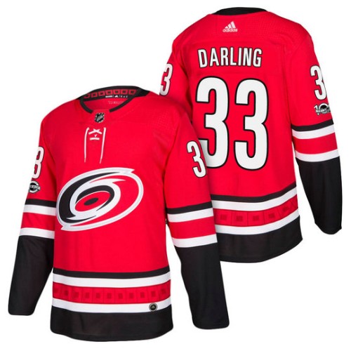 #33 Scott Darling Red 2018 New Season Player Home Jersey