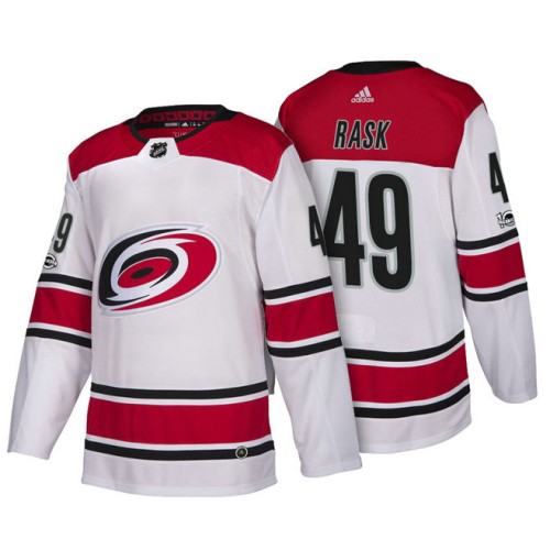 #49 Victor Rask White 2018 New Season Team Road Jersey