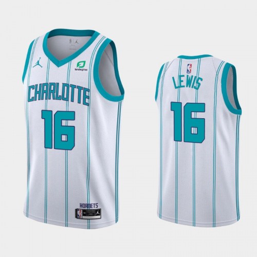 Charlotte Hornets Scottie Lewis Men #16 Classic Edition 2021 NBA Draft White Jersey