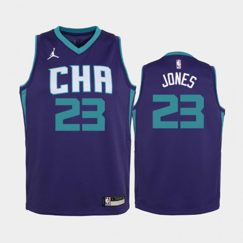 Charlotte Hornets Kai Jones 2021 Statement Edition Purple 2021 NBA Draft Jersey