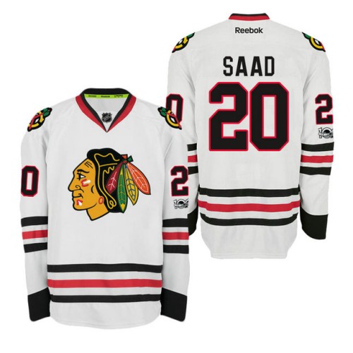 #20 BRANDON SAAD White 2017 Draft New-Outfitted Player Premier Jersey