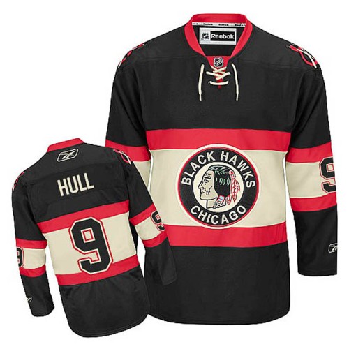 Bobby Hull #9 Black Alternate Jersey