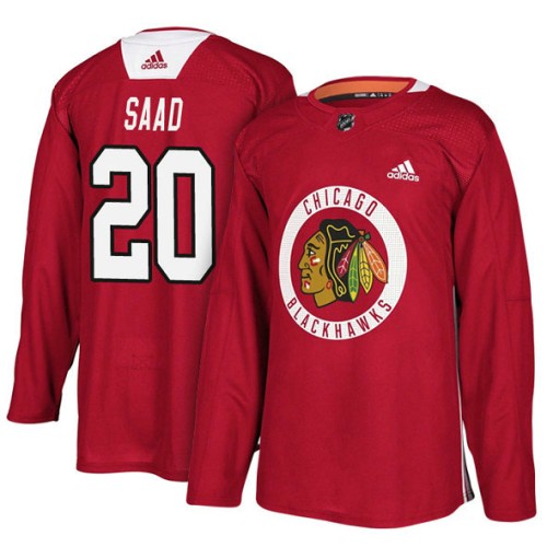 #20 Red New Season Practice Brandon Saad Jersey