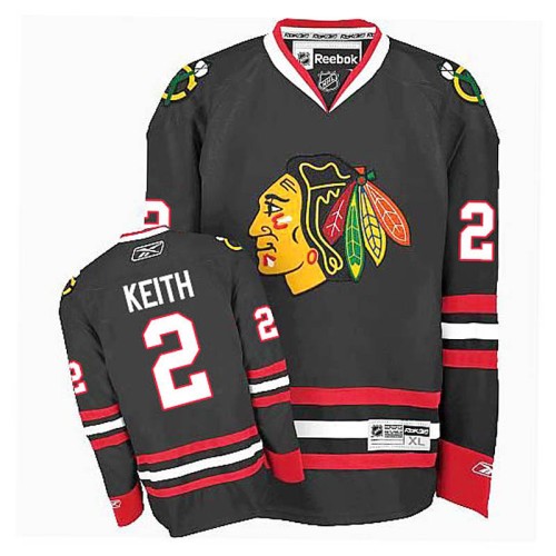 Duncan Keith #2 Black Alternate Jersey