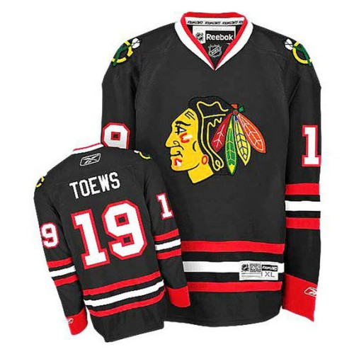 Jonathan Toews #19 Black Alternate Jersey