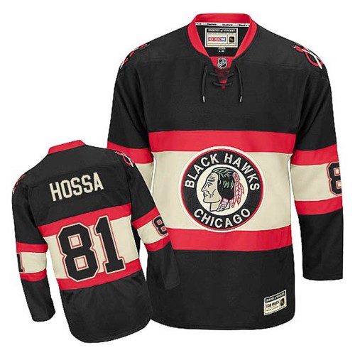 Marian Hossa #81 Black Alternate Jersey