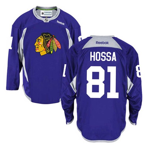 Marian Hossa #81 Purple Practice Jersey