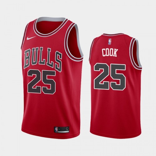 Chicago Bulls Tyler Cook Men #25 Icon Edition Red Jersey