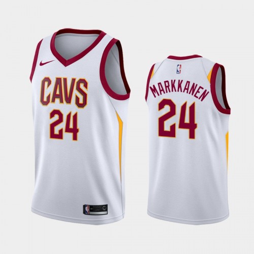 Cleveland Cavaliers Lauri Markkanen Men #24 Association Edition 2021 Trade White Jersey