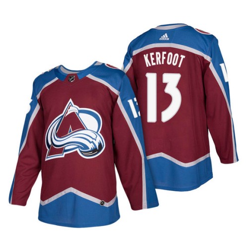 #13 Alexander Kerfoot Burgundy 2018 New Season Player Home Jersey