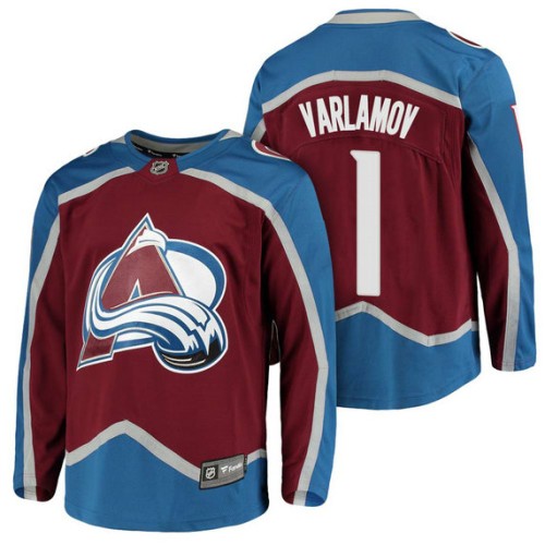 #1 Breakaway Fanatics branded Semyon Varlamov Jersey Burgundy