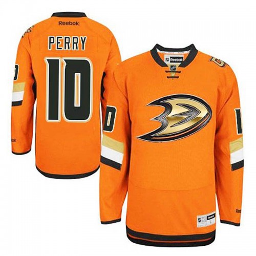 Corey Perry #10 Orange Premier Jersey