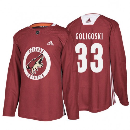 #33 Alex Goligoski Maroon Practice Jersey
