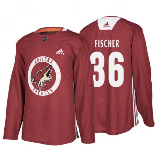 #36 Christian Fischer Maroon Practice Jersey