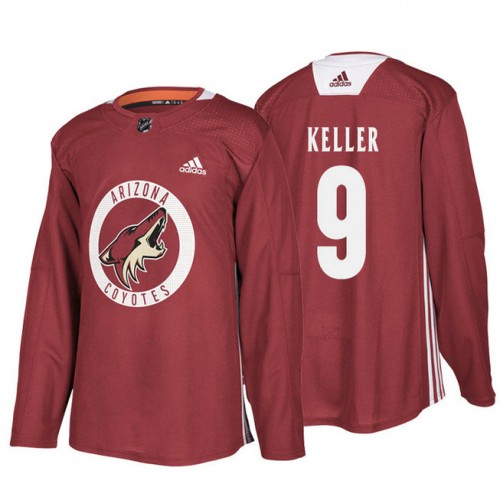 #9 Clayton Keller Maroon Practice Jersey