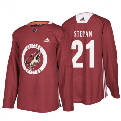 #21 Derek Stepan Maroon Practice Jersey