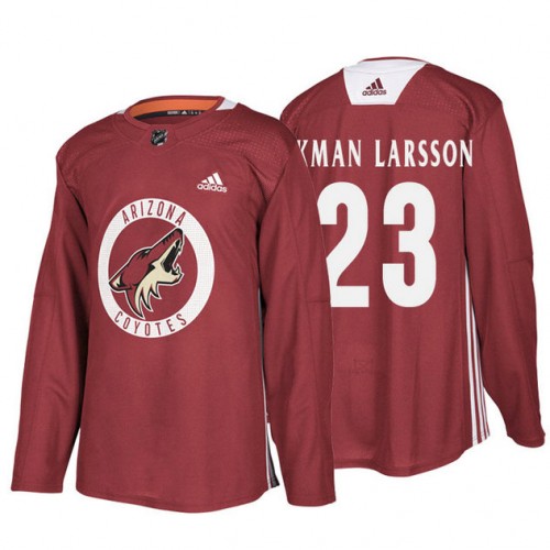 #23 Oliver Ekman-Larsson Maroon Practice Jersey
