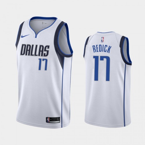 Men's Dallas Mavericks J.J. Redick #17 2021 Association White Jersey