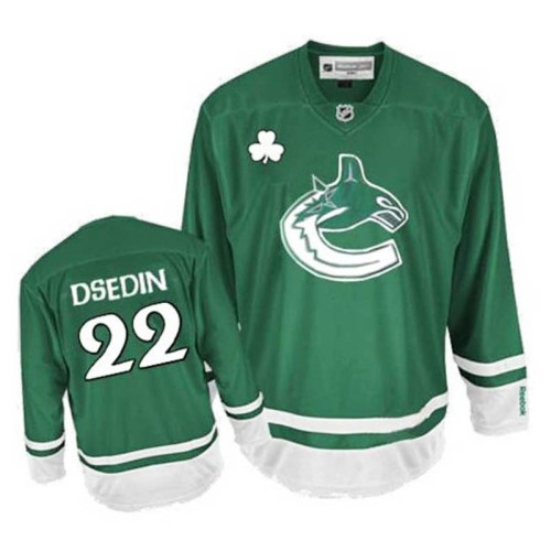 Daniel Sedin #22 Green St. Patrick's Day Jersey