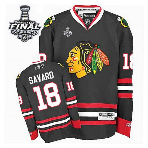 Denis Savard #18 Black 2015 Stanley Cup Alternate Jersey