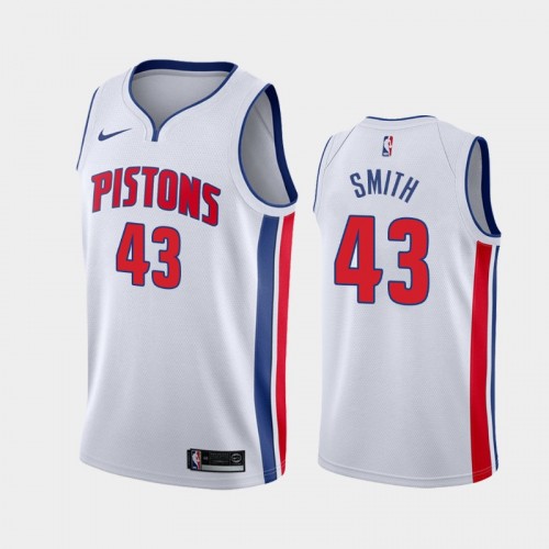 Detroit Pistons Chris Smith 2021 Classic Edition White Jersey