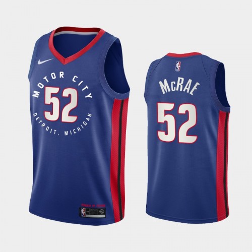 Men Detroit Pistons #52 Jordan McRae 2020-21 Motor City Edition Navy Jersey