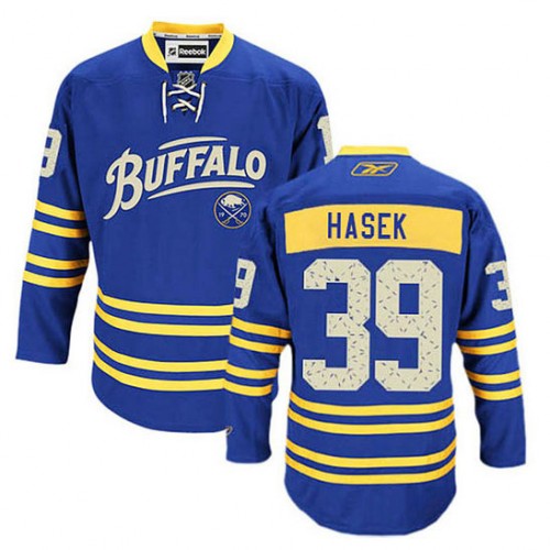 Dominik Hasek #39 Royal Blue Alternate Jersey