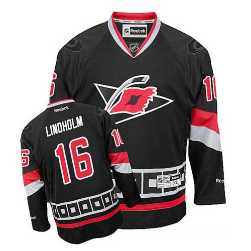 Elias Lindholm #16 Black Alternate Jersey