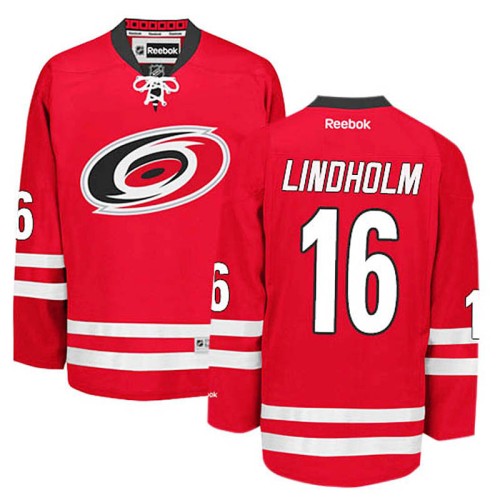 Elias Lindholm #16 Red Home Jersey