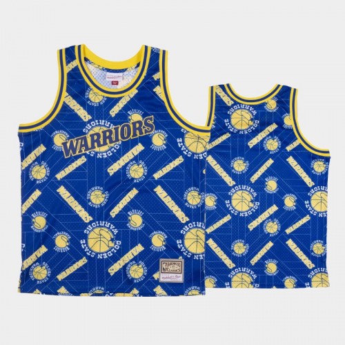 Golden State Warriors Blue Tear Up Pack Hardwood Classics Jersey