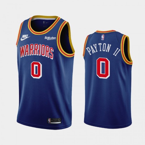 Golden State Warriors Gary Payton II 75th anniversary Classic Edition Swingman Blue Jersey